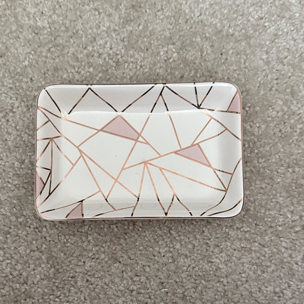 Summer & Rose Minimalist White Tray